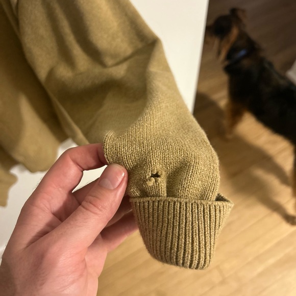 Kotn Oversized V-Neck Knit Sweater - Picture 3 of 5